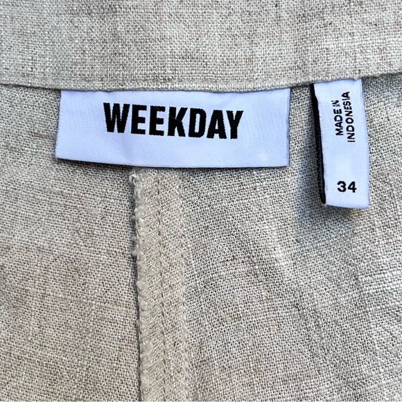 WEEKDAY Indy Wide Leg Pants - Picture 4 of 4